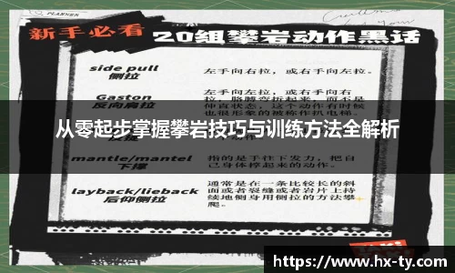 从零起步掌握攀岩技巧与训练方法全解析